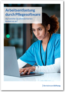 Cover Arbeitsentlastung durch Pflegesoftware