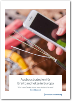 Cover Ausbaustrategien für Breitbandnetze in Europa