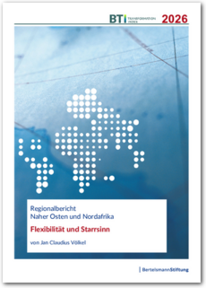 Cover BTI 2026 | Regionalbericht Naher Osten und Nordafrika
