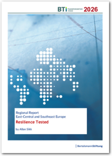 Cover BTI 2026 | Regional Report East-Central and Southeast Europe