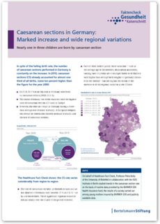 Cover Factsheet: Ceasarean sections in Germany 11/2012 