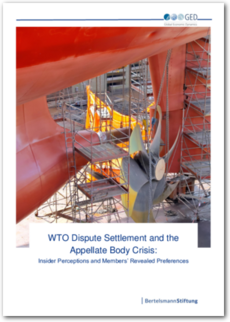 Cover WTO Dispute Settlement and the Appellate Body Crisis