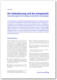 Cover Die Globalisierung und <br/> ihre Komplexität