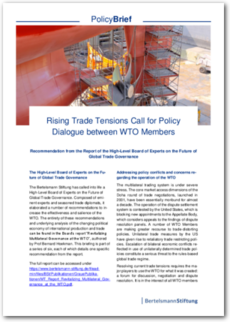 Cover Rising Trade Tensions Call for Policy Dialogue between WTO Members