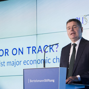 Paschal Donohoe, Event "Off course or on track? The EU amidst major economic challenges - Discussion on 16.03.2023 with Paschal Donohoe, Paschal Donohoe, Irish Minister and President of the Eurogroup