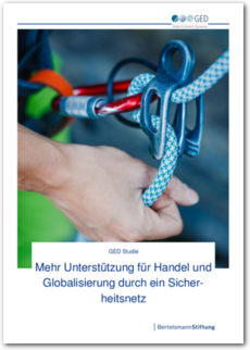 Cover Mehr Unterstützung für Handel und Globalisierung durch ein Sicherheitsnetz