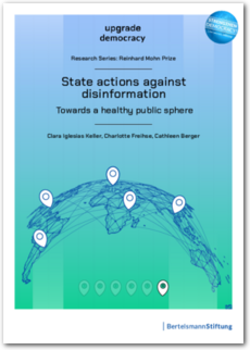 Cover State actions against disinformation: Towards a healthy public sphere