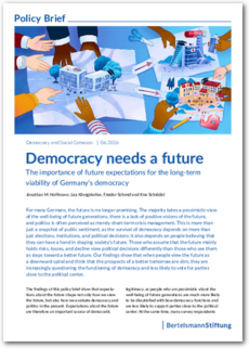 Cover Policy Brief 06/2026: Democracy needs a future
