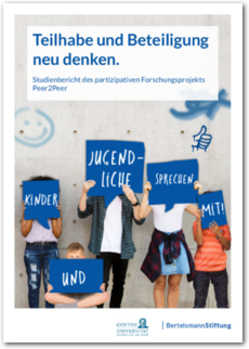 Cover Teilhabe und Beteiligung neu denken. Kinder und Jugendliche sprechen mit!