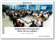 Cover SHORTCUT 1 - Deliberative Demokratie:  Mehr als nur wählen