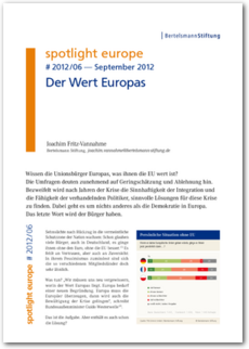 Cover spotlight europe 06/2012: Der Wert Europas