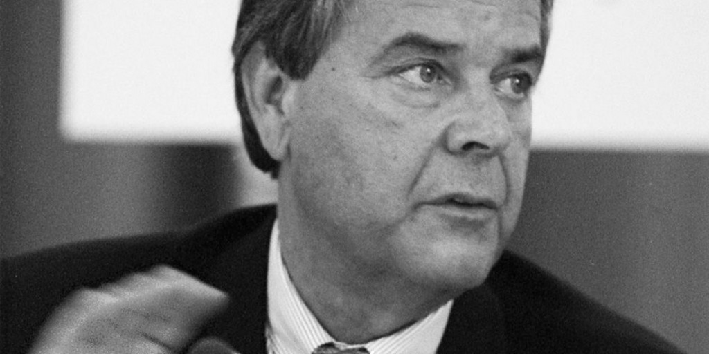 Schwarz-Weiß-Foto von Dieter Nolte, welches anlässlich der Konferenz "Kommunikationsordnung 2010" in Berlin entstanden ist.