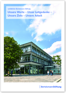 Cover Leitbild der Bertelsmann Stiftung