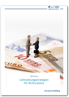 Cover Lohnsetzungsstrategien für die Eurozone
