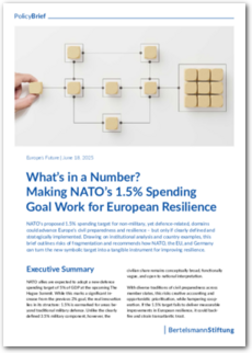 Cover What’s in a Number? Making NATO’s 1.5% Spending Goal Work for European Resilience
