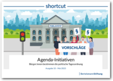 Cover SHORTCUT 10 - Agenda-Initiativen