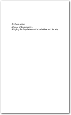 Cover A Sense of Community