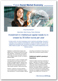 Cover Policy Brief #2019/07: Investment in intellectual capital needs to increase by 35 billion euros per year
