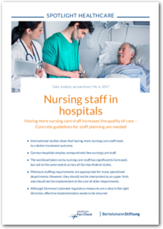 Cover SPOTLIGHT Healthcare: Nursing staff in hospitals