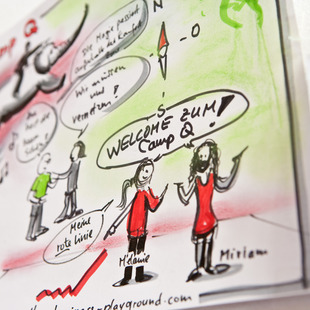Sketchnote von der Veranstaltung