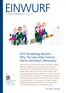 Cover EINWURF 2/2013 EN - 2013 Bundestag Election – Why The Low Voter Turnout Harms Germany’s Democracy