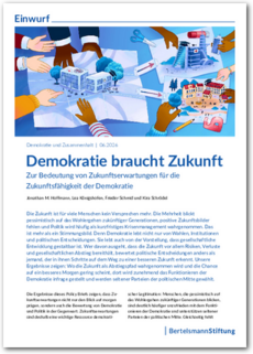 Cover EINWURF 06/2026 – Demokratie braucht Zukunft