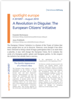 Cover spotlight europe 07/2010: A Revolution in Disguise: The European Citizens' Initiative