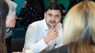 Soundingboardmitglieder im Gespräch