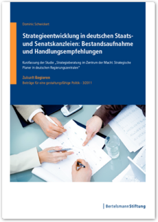 Cover Strategieentwicklung in deutschen Staats- und Senatskanzleien                                          