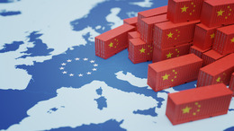 EU Landkarte - China Container
