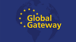 Global Gateway - European union new strategy. Global Gateway vector illustration
