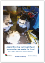 Cover Apprenticeship training in Spain - a cost-effective model for firms? - Deutsche Kurzfassung