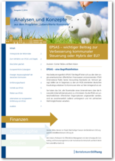 Cover EPSAS – wichtiger Beitrag zur Verbesserung kommunaler Steuerung oder Hybris der EU? 