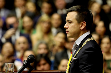 Daniel Noboa, president of Ecuador since 2023. Photo by Jonathan Miranda-Presidencia de la República