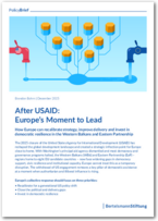 Cover After USAID:  Europe’s Moment to Lead