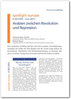 Cover spotlight europe 03/2011: Arabien zwischen Revolution und Repression