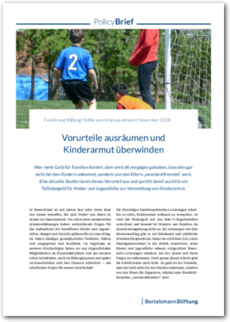 Cover Vorurteile ausräumen und Kinderarmut überwinden