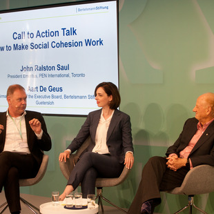 Production Conference, Call to Action Talk, Aart De Geus, Sarah Kelly (Moderation), John Ralston Saul