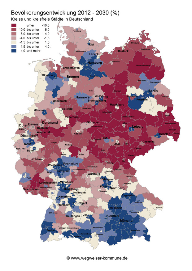 Demographischer Wandel verstärkt Unterschiede zwischen ...