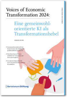 Cover Voices of Economic Transformation 2024: Eine gemeinwohlorientierte KI als Transformationshebel