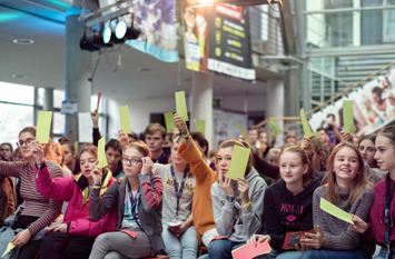 Kinder beim Kinder- und Jugendgipfel