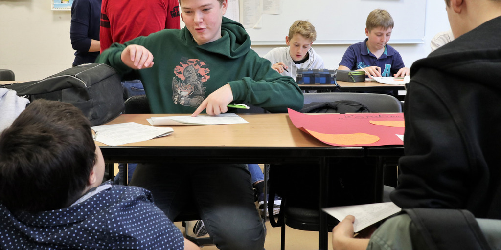 Bild aus der Marie-Kahle-Gesamtschule in Bonn, eine der Preisträgerschulen des Jakob-Muth Preises