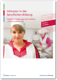 Cover Inklusion in der beruflichen Bildung - Position beziehen