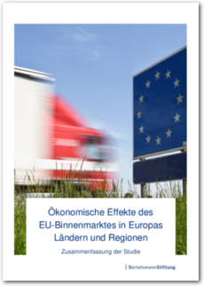 Cover Ökonomische Effekte des EU-Binnenmarktes in Europas Ländern und Regionen