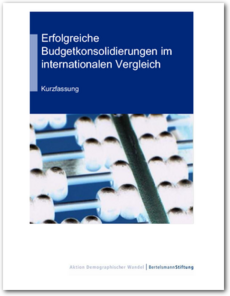 Cover Erfolgreiche Budgetkonsolidierungen im internationalen Vergleich                                       