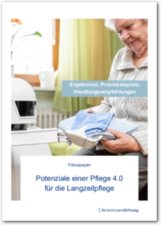 Cover Potenziale einer Pflege 4.0 für die Langzeitpflege