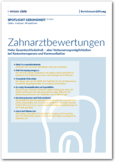 Cover SPOTLIGHT Gesundheit: Zahnarztbewertungen