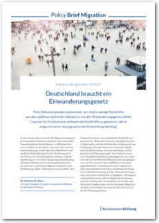 Cover Deutschland braucht ein Einwanderungsgesetz