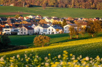 Wohnsiedlung auf dem Lande