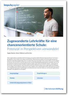 Cover Zugewanderte Lehrkräfte für eine chancenorientierte Schule: